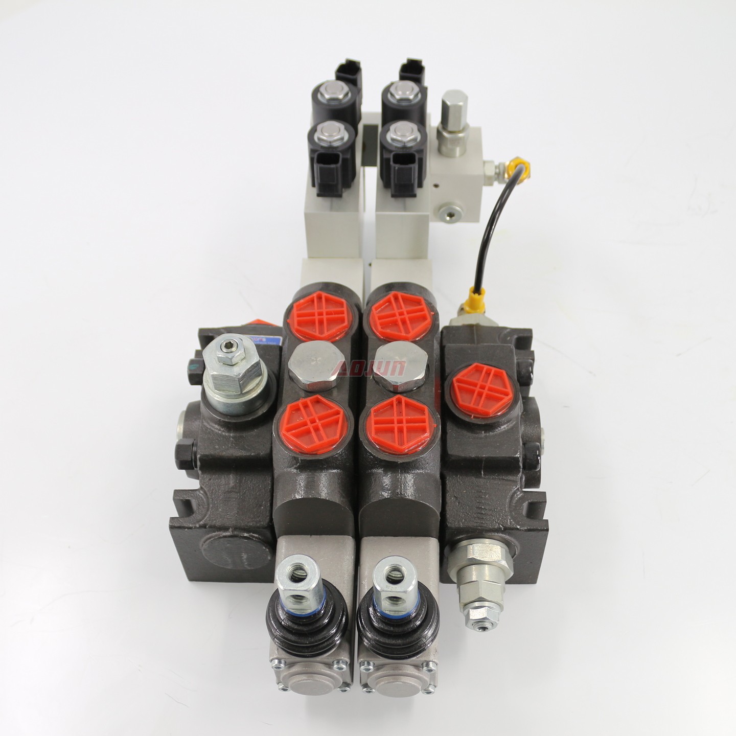 2 Spool Electro-hydraulic Sectional Directional Valve DCV200