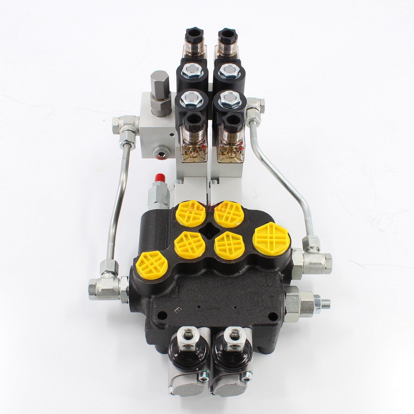 2 Spool Electro-hydraulic Monoblock Directional Valve P80