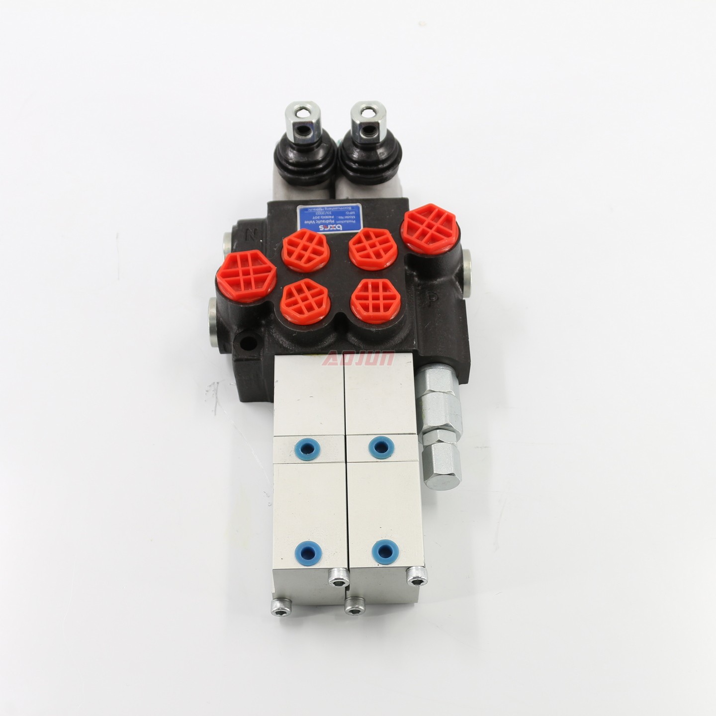 2 Spool Pneumatic Monoblock Directional Valve P40