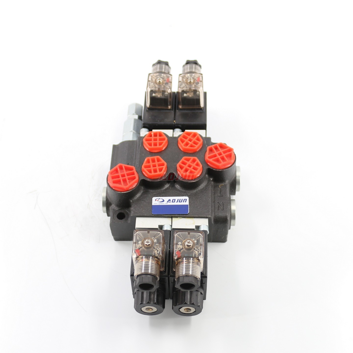 2 Spool Solenoid Monoblock Directional Valve P40