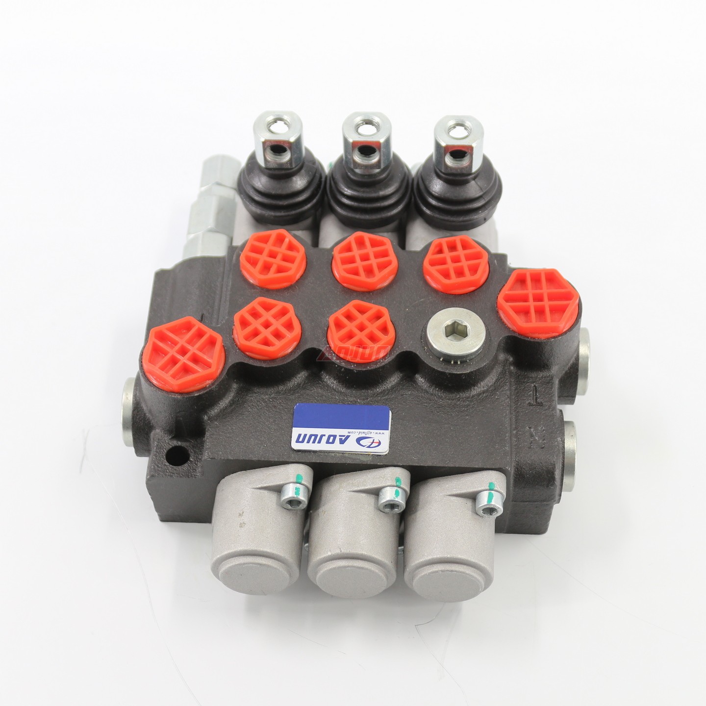 3 Spool Manual Monoblock Directional Valve P40