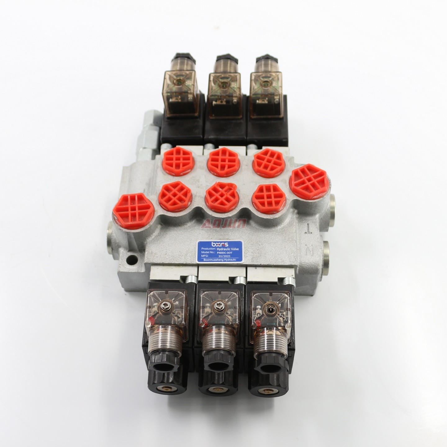 3 Spool Solenoid Monoblock Directional Valve P40-DKL