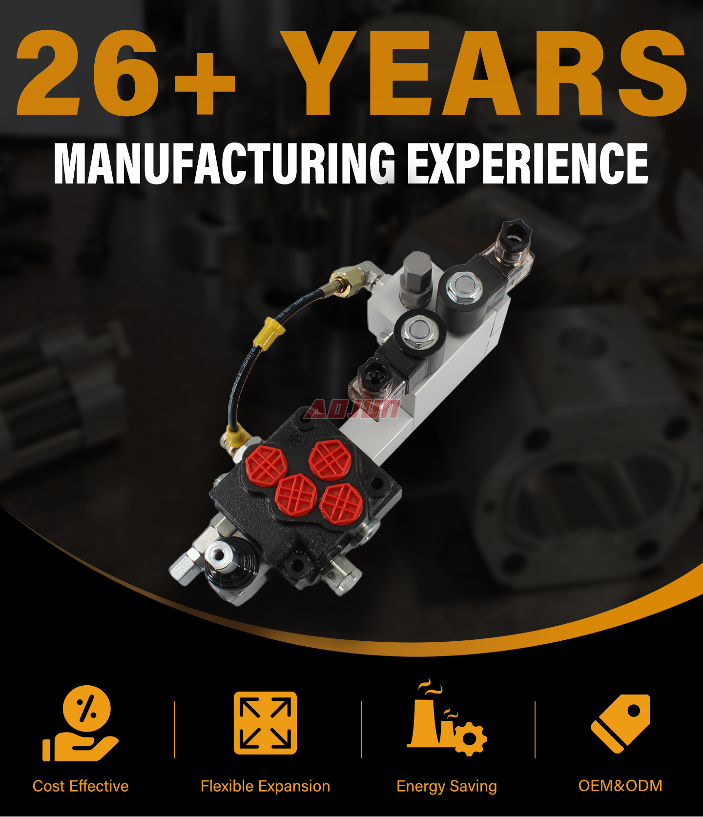 1 Spool Electro-hydraulic Monoblock Directional Valve SD5 detailed image