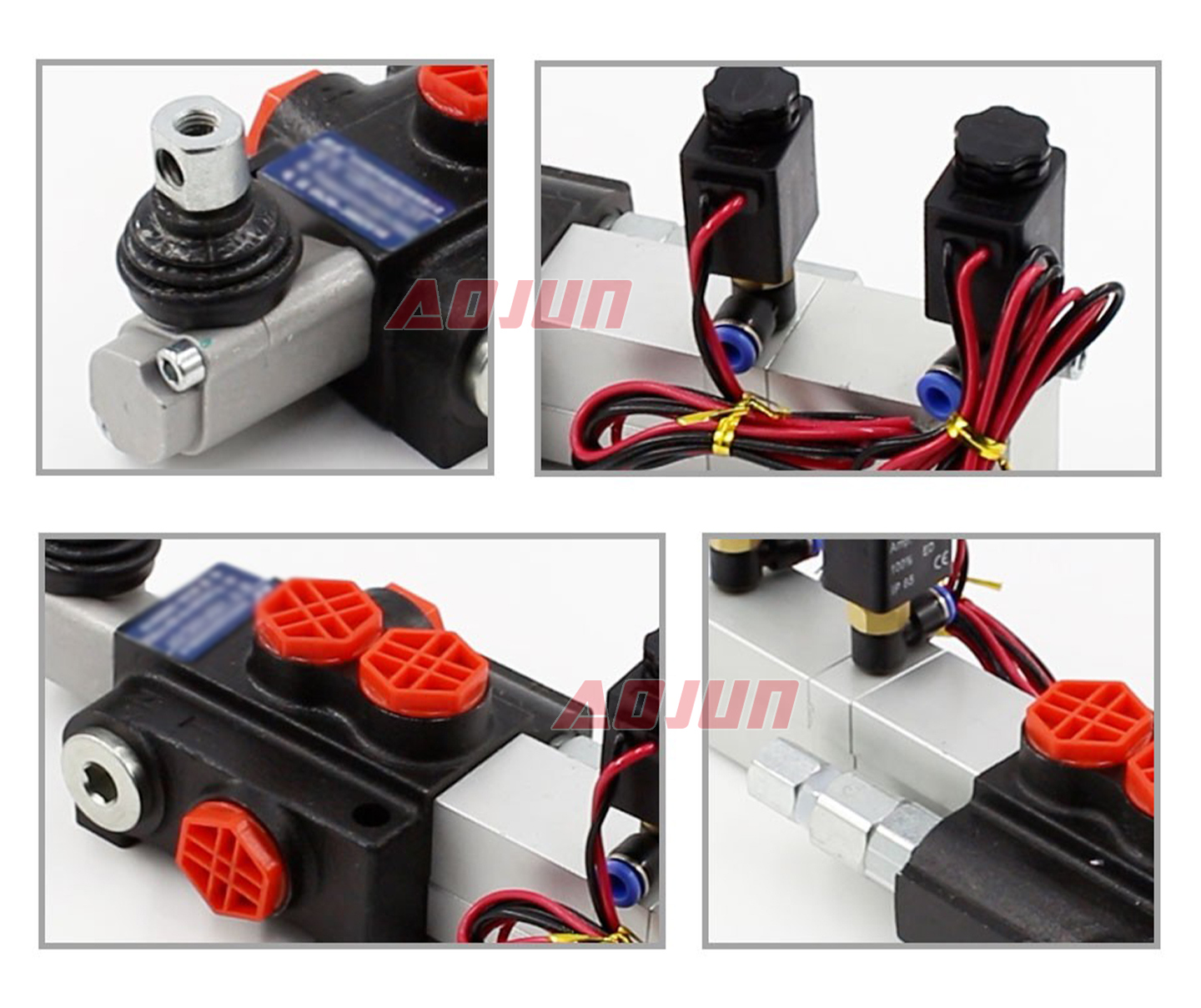 1 Spool Electro-pneumatic Monoblock Directional Valve P40 detailed image
