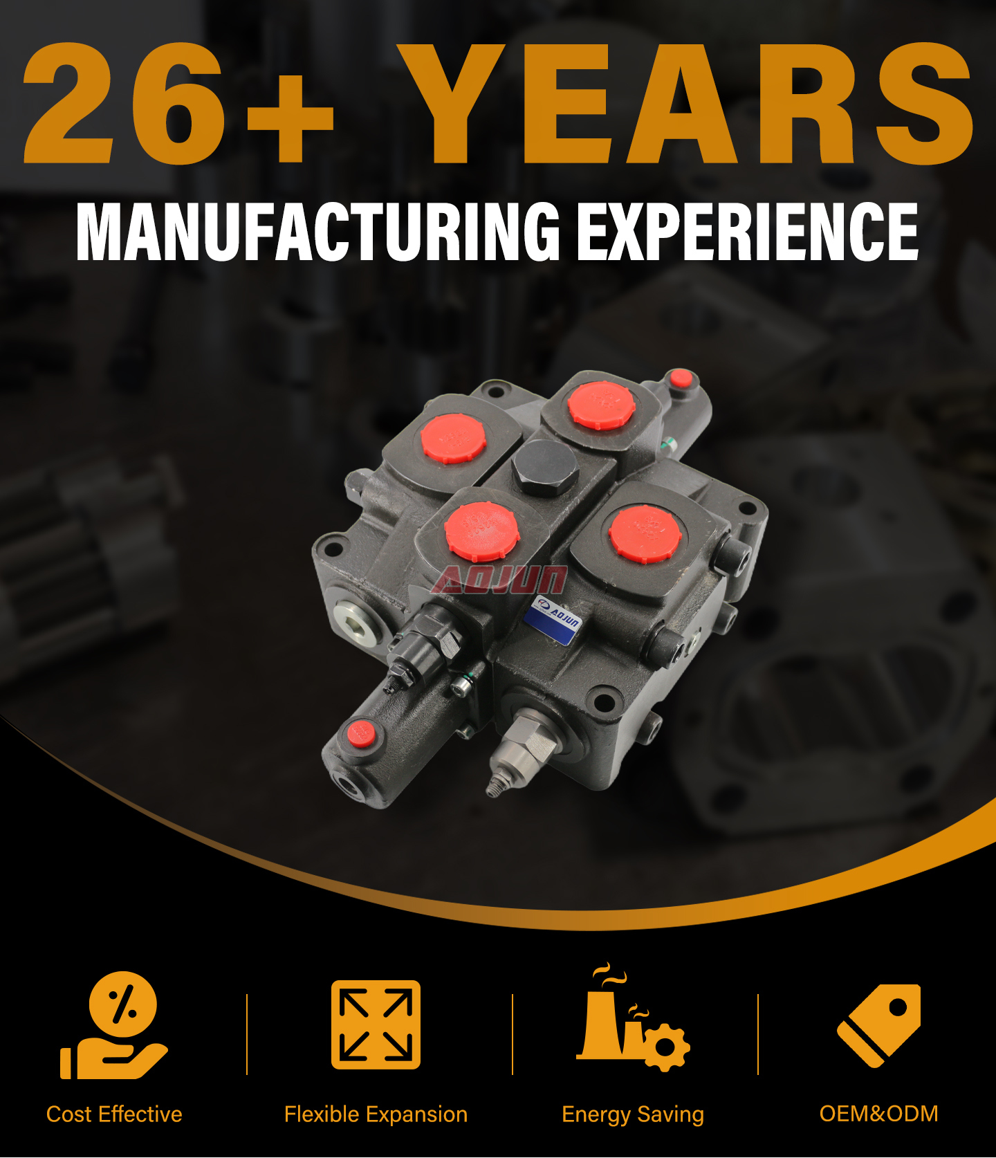 1 Spool Hydraulic Sectional Directional Valve SDS380 detailed image