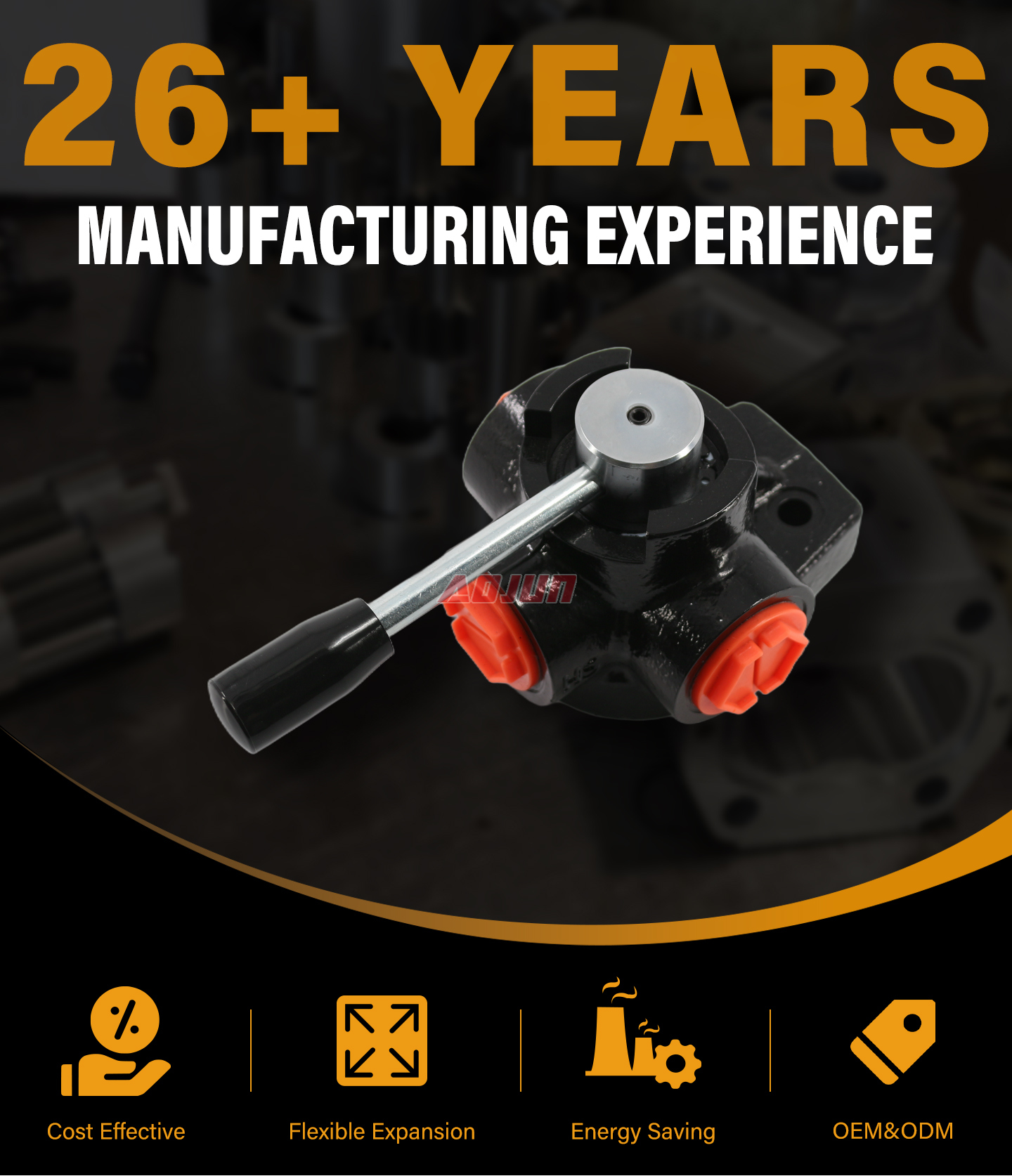 1 Spool Manual Flow Diverter Valve DH25 detailed image