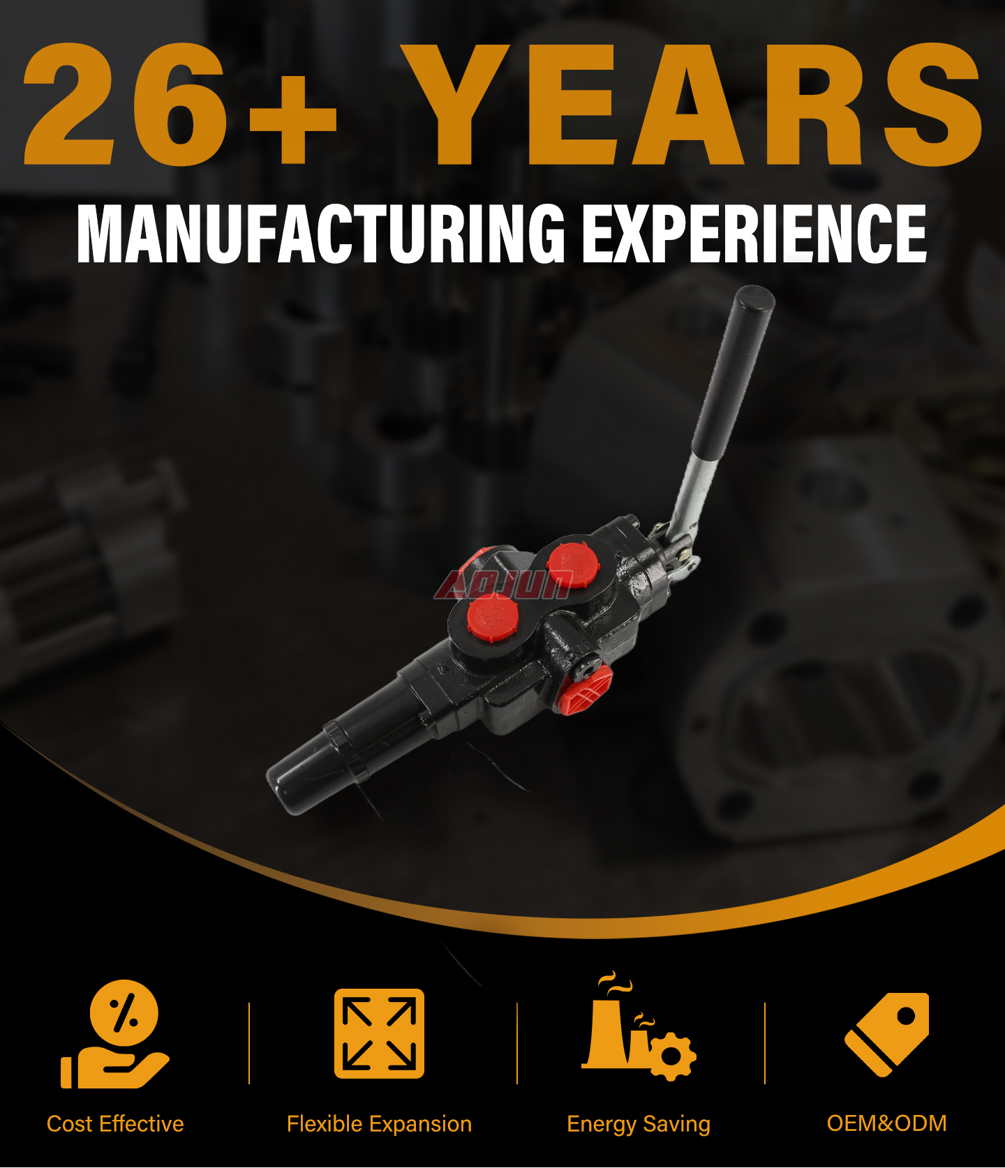 1 Spool Manual Log Splitter Valve LVA1-95 detailed image