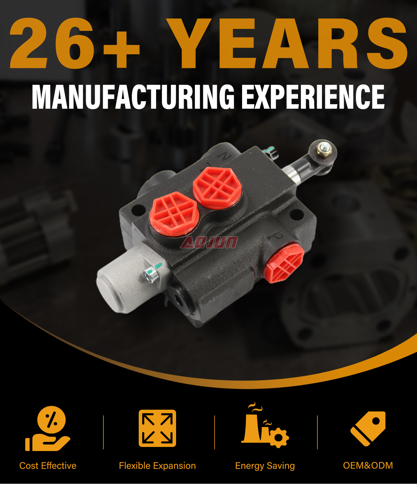 1 Spool Manual Monoblock Directional Valve P40-201 detailed image