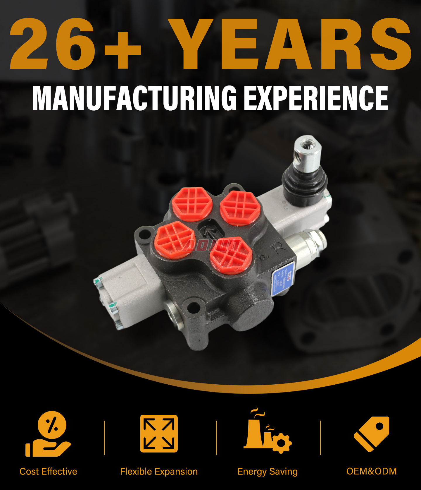 1 Spool Manual Monoblock Directional Valve Q45 detailed image