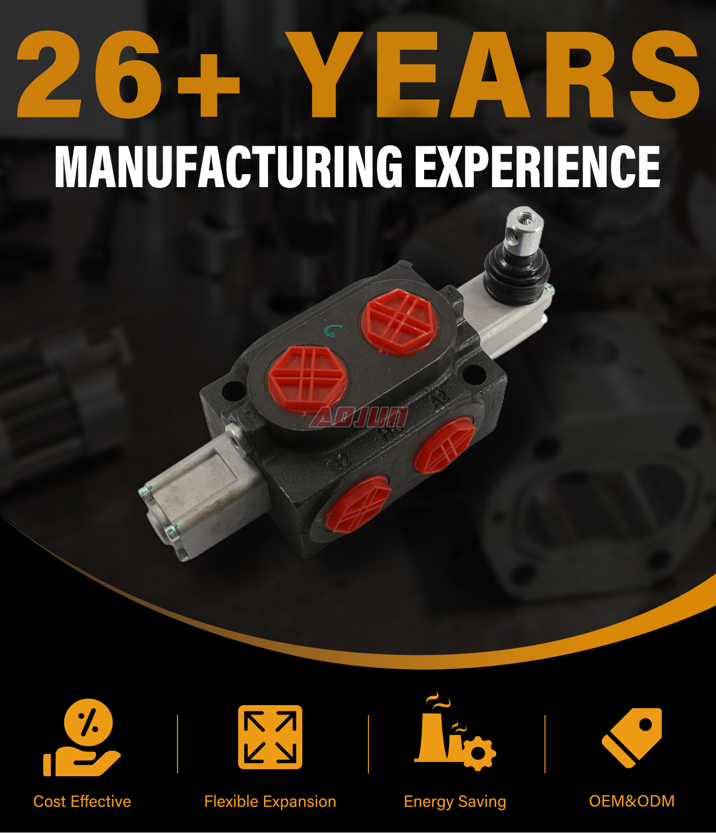 1 Spool Manual Monoblock Directional Valve SHFY-G25L-00 detailed image