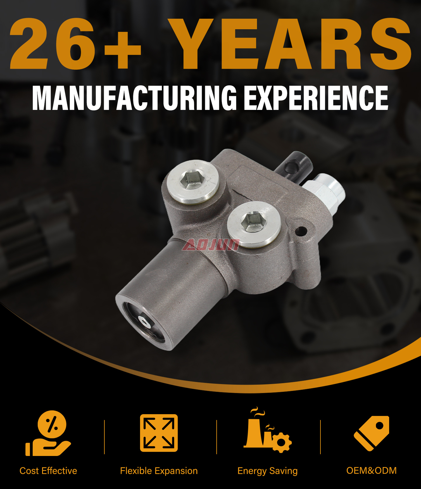 1 Spool Pneumatic Monoblock Directional Valve VMS140 detailed image