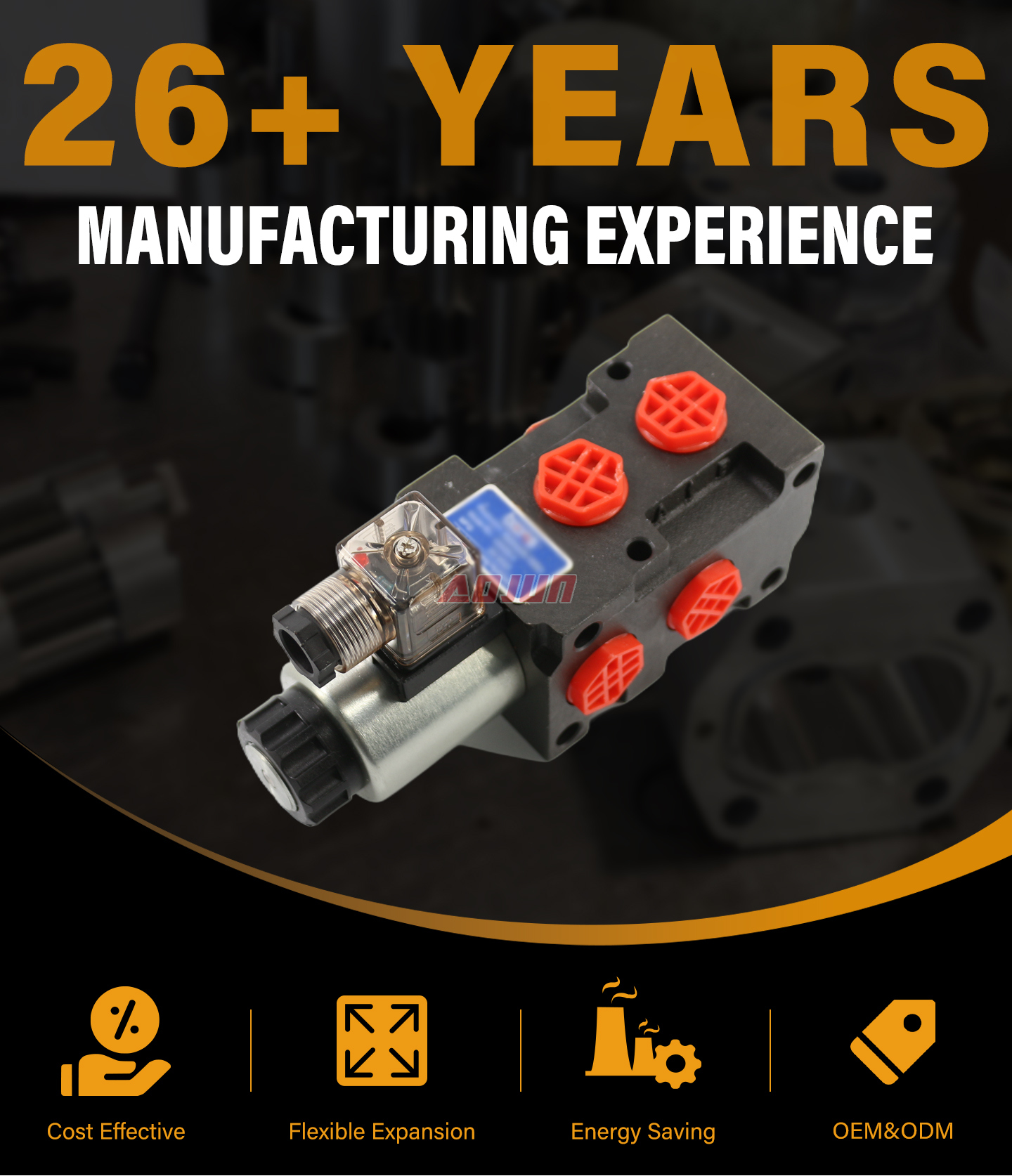 1 Spool Solenoid Flow Diverter Valve HSV06 detailed image