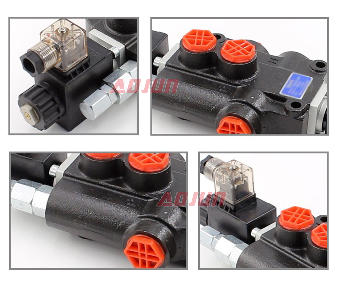 1 Spool Solenoid Monoblock Directional Valve P80 detailed image