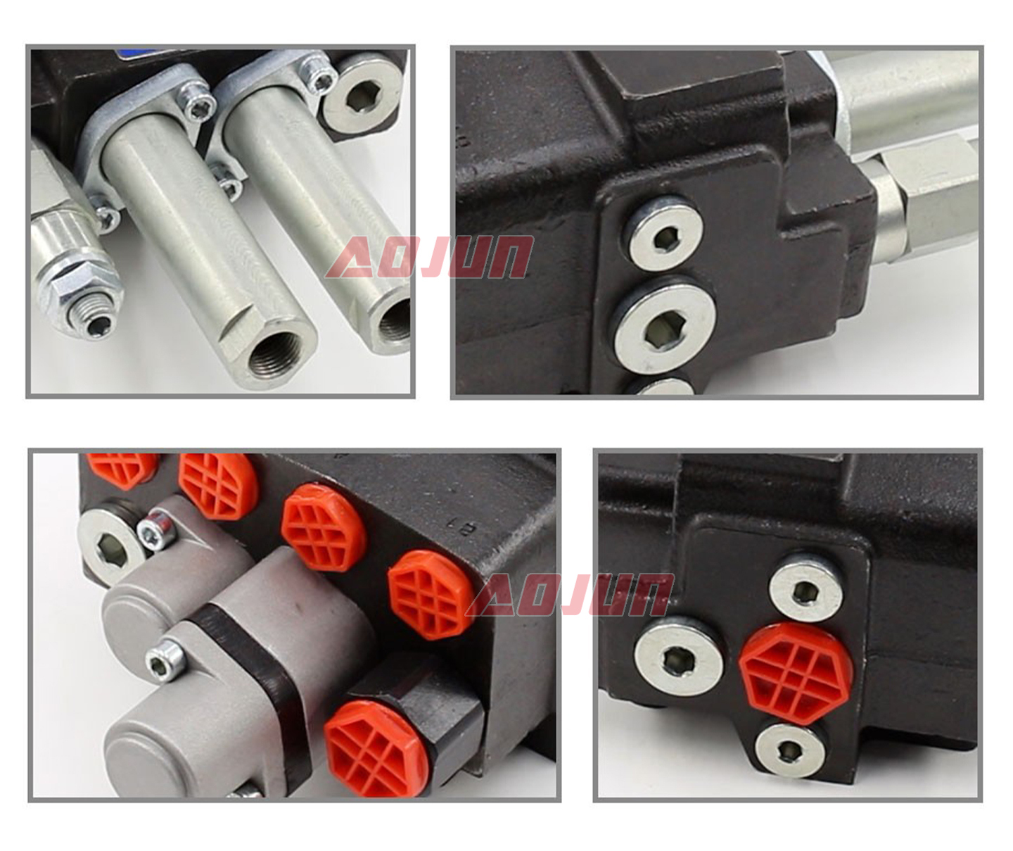 2 Spool Cable Monoblock Directional Valve DM45 detailed image