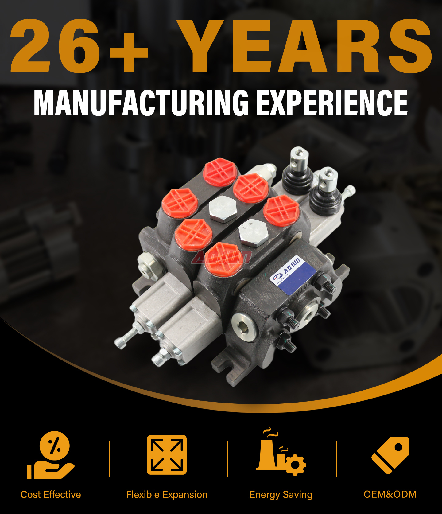 2 Spool Manual Sectional Directional Valve DCV100 detailed image