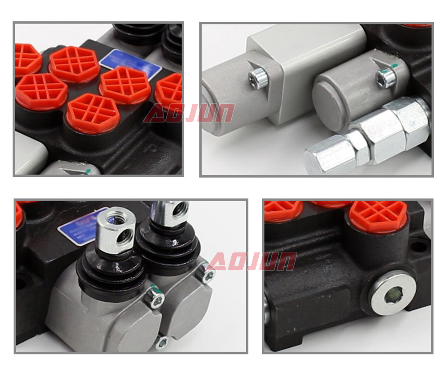 2 Spool Manual Monoblock Directional Valve P40A detailed image