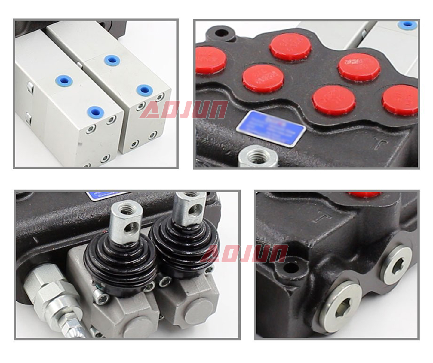2 Spool Pneumatic Monoblock Directional Valve SD11 detailed image