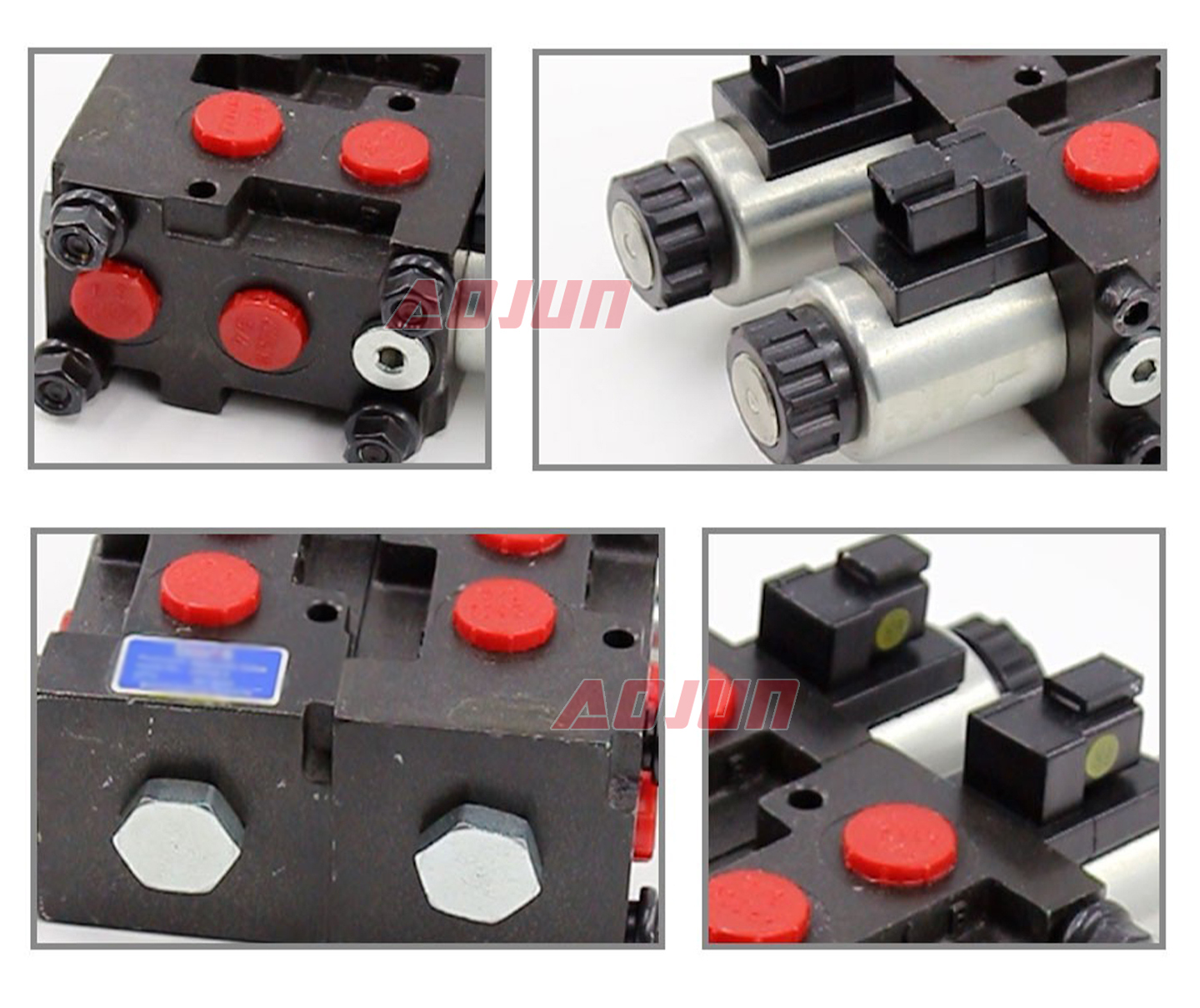 2 Spool Solenoid Flow Diverter Valve HSV06 detailed image