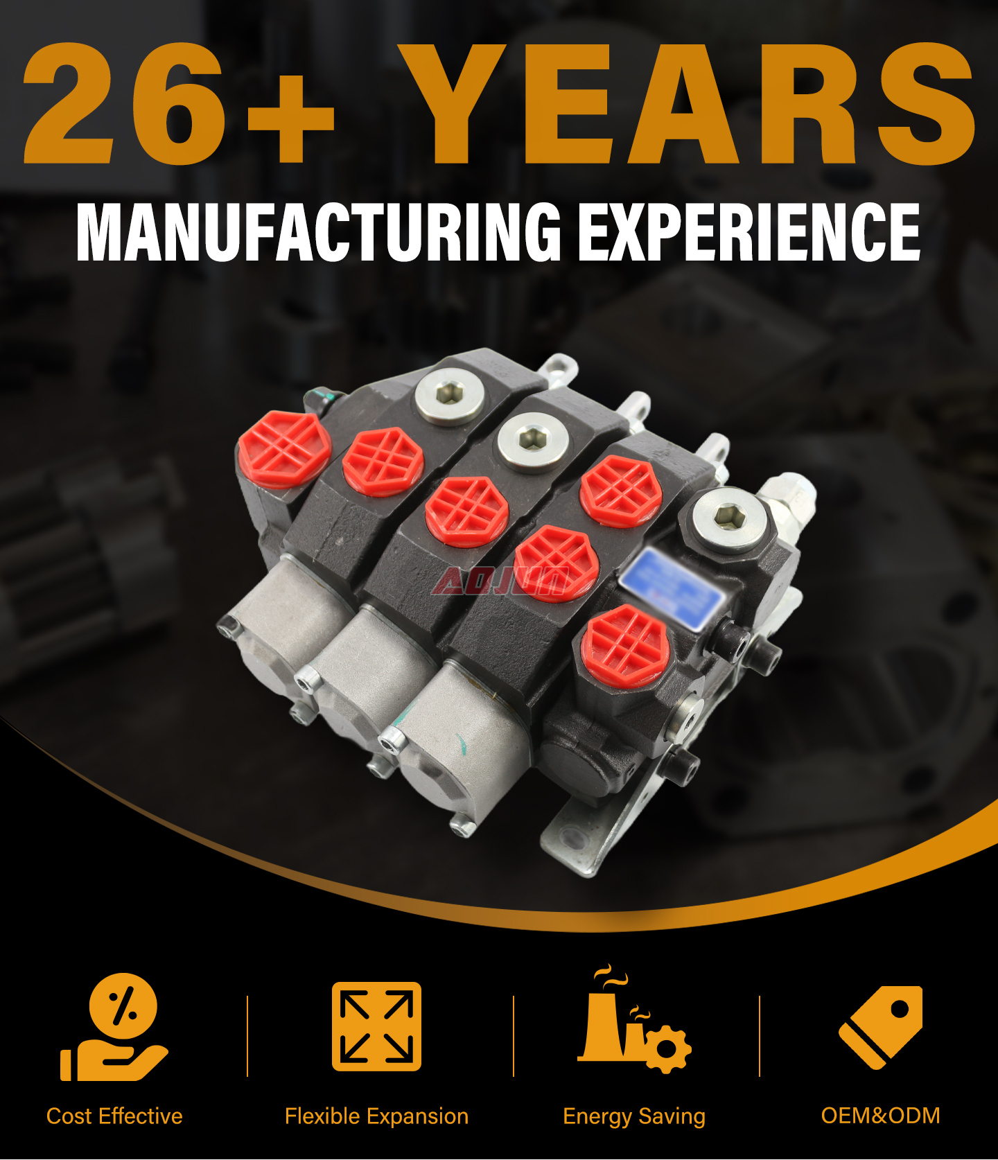 3 Spool Manual Sectional Directional Valve HSDS15 detailed image