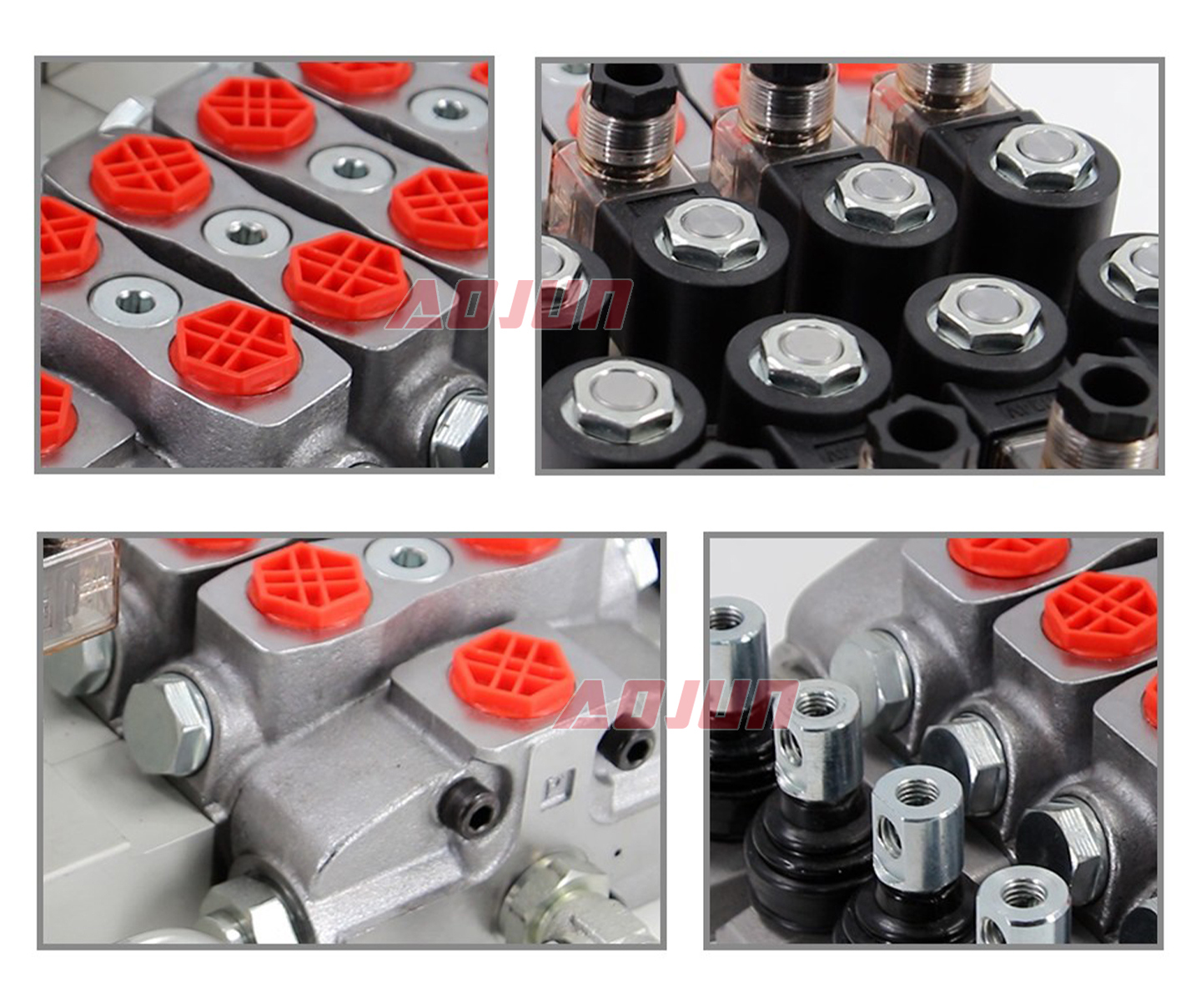 4 Spool Electro-hydraulic Sectional Directional Valve SD8-PG2 detailed image