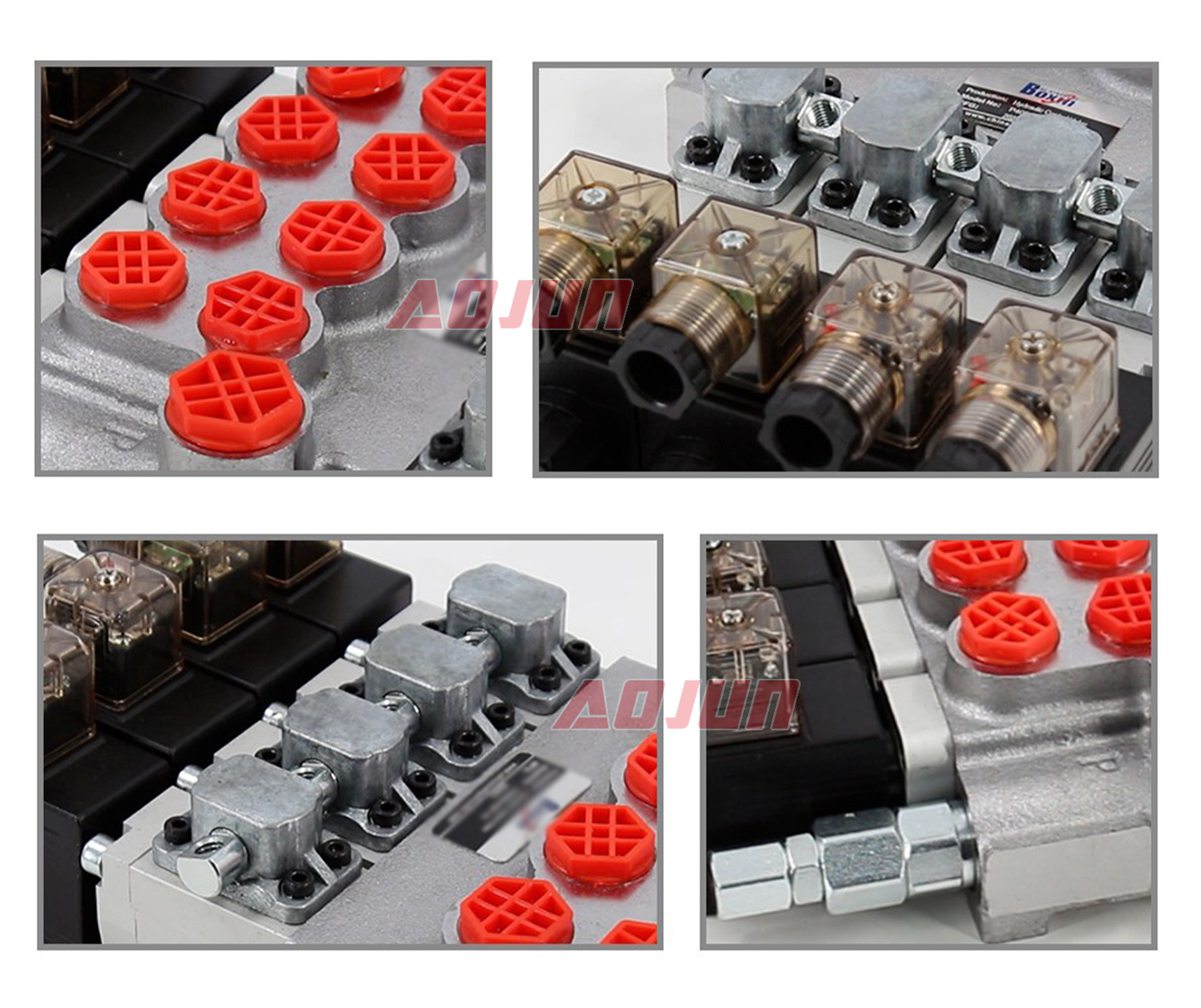 4 Spool Solenoid Monoblock Directional Valve P40-DS detailed image