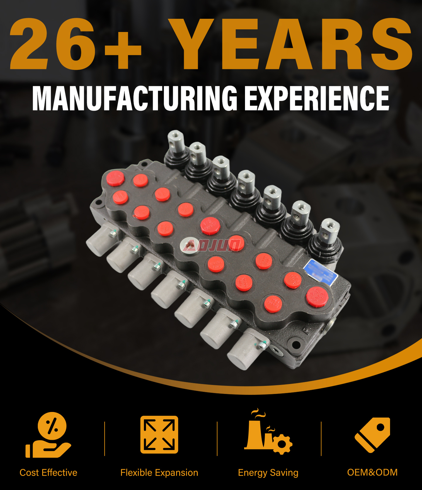 7 Spool Manual Monoblock Directional Valve SD5 detailed image