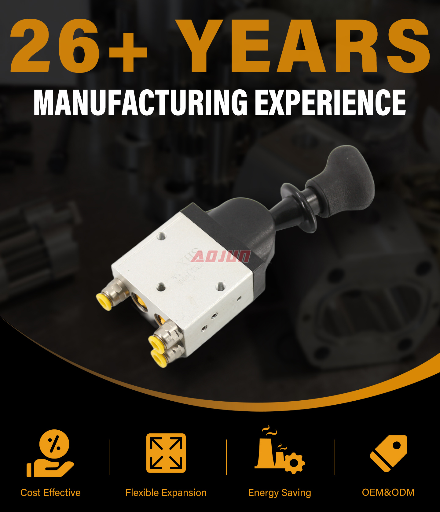 1 Spool Pneumatic Pneumatic Control Valve BKQF34-D detailed image