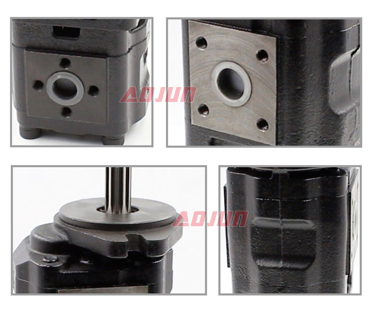 20 MPa (2900 psi) 40 cc/rev Hydraulic Gear Pump CBHS-F4 detailed image
