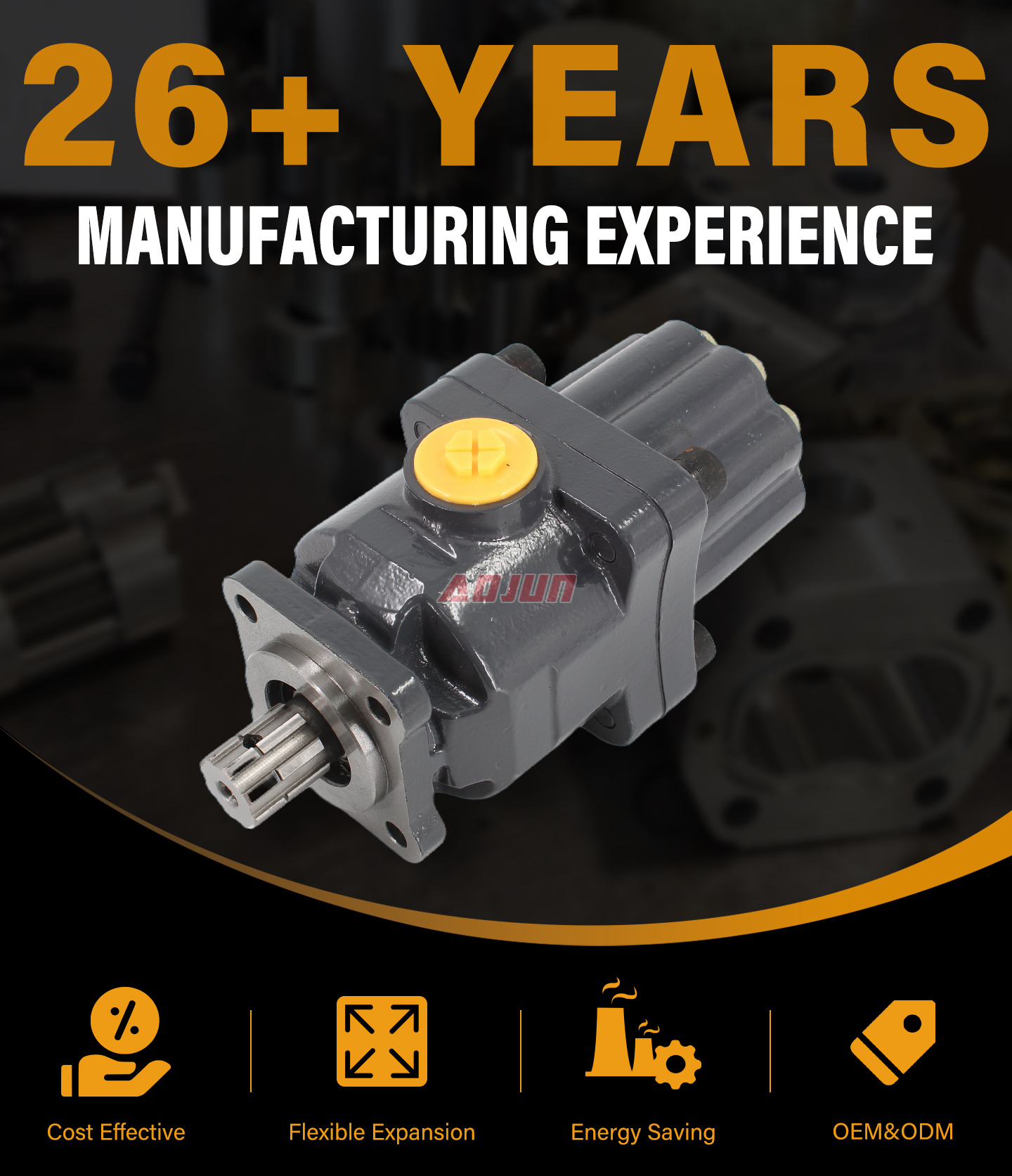 20 MPa (2900 psi) 80 cc/rev Hydraulic Piston Pump P9-80-H detailed image