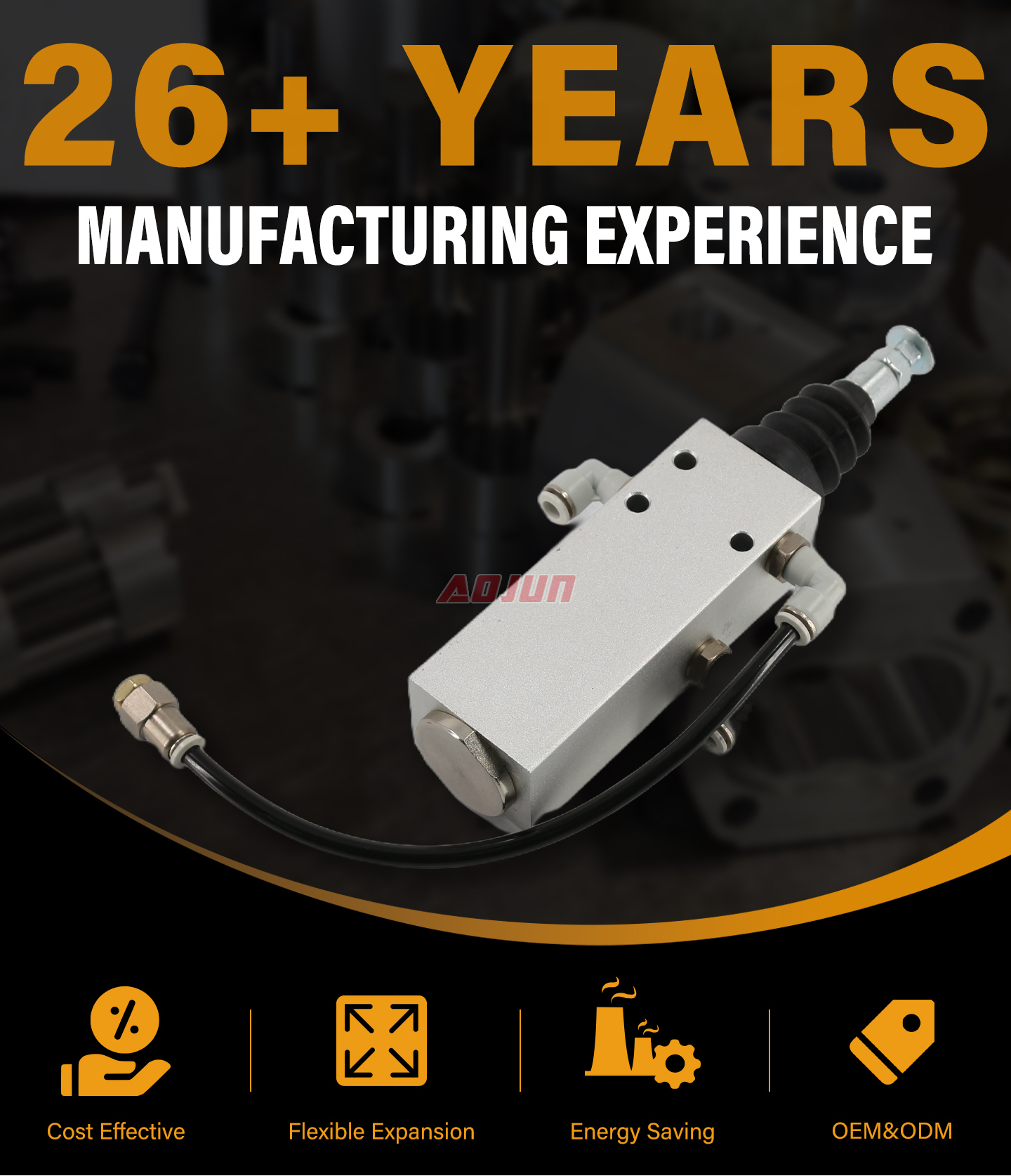 1 Spool Pneumatic Monoblock Directional Valve XQF-23 detailed image